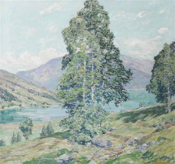 Olden Fjord, Norway Oil Painting by William Henry Singer