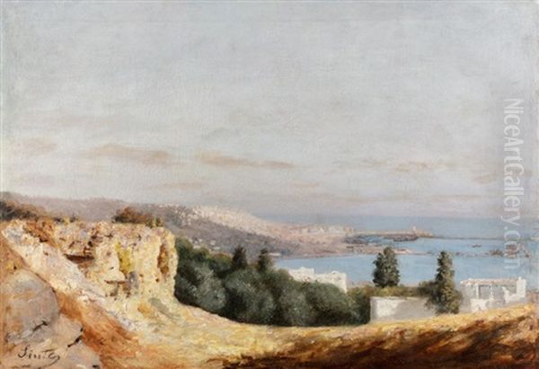 Vue D'alger Oil Painting by Joseph Sintes