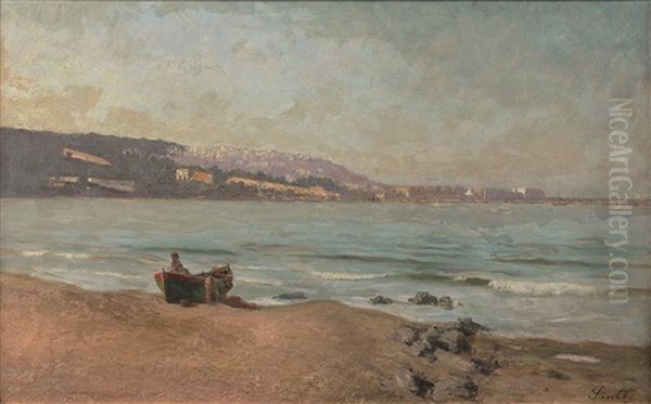 La Baie D'alger, Vu Des Sablettes by Joseph Sintes