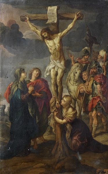 The Crucifixion Oil Painting by Peeter Sion