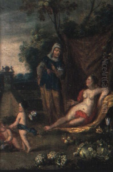 Allegorie Du Saint Empire Romain Germanique Oil Painting by Peeter Sion