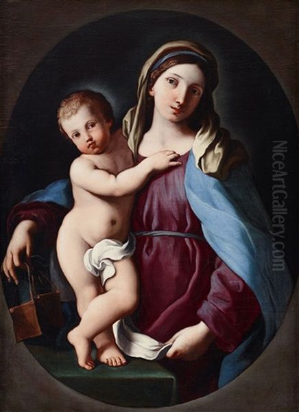 The Virgin And Child Oil Painting by Elisabetta Sirani