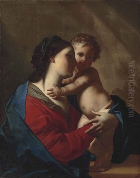 The Madonna And Child Oil Painting by Elisabetta Sirani