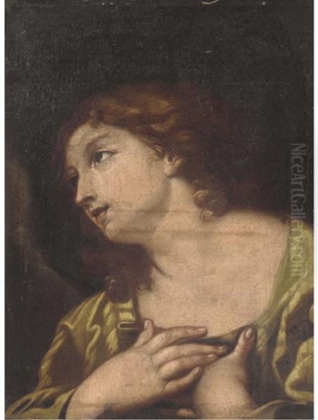 The Penitent Magdalen Oil Painting by Elisabetta Sirani