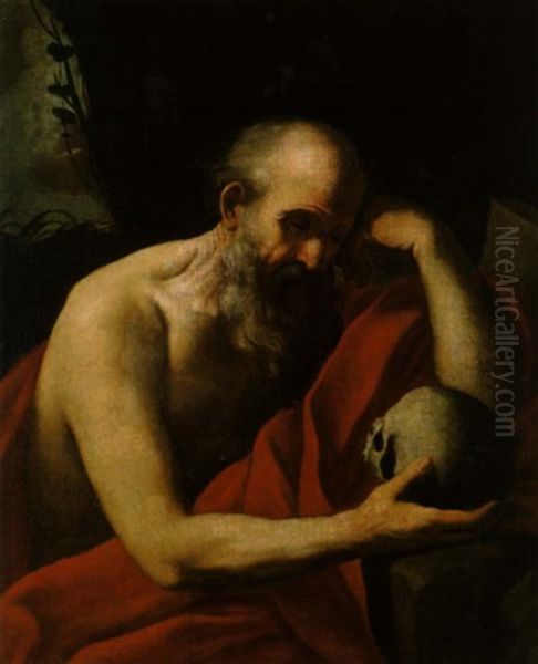 San Girolamo Oil Painting by Elisabetta Sirani