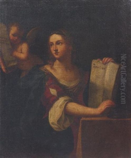 La Sibilla Oil Painting by Elisabetta Sirani