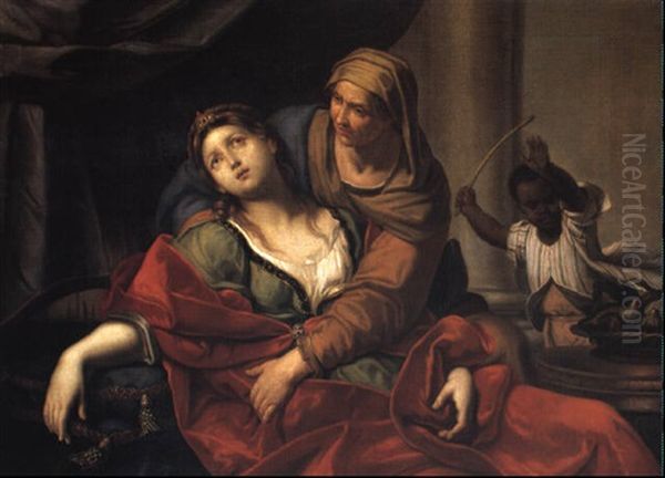 Morte Di Cleopatra Oil Painting by Elisabetta Sirani