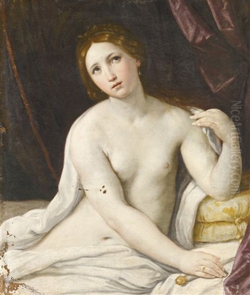 Lucretia Oil Painting by Giovanni Andrea Sirani