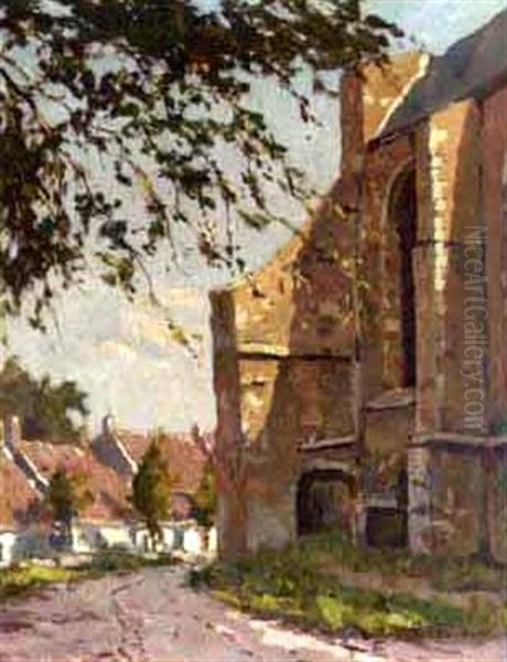 View Of The Church Of Middelburg by Jan Sirks