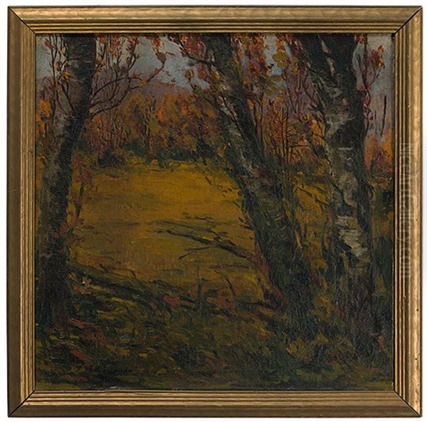 Landscape Oil Painting by Edward R. Sitzman