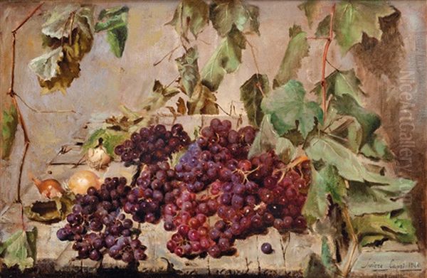 Natura Morta Con Frutta Oil Painting by Carlo Siviero