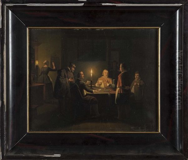 Le Souper Oil Painting by Pieter Geerard Sjamaar