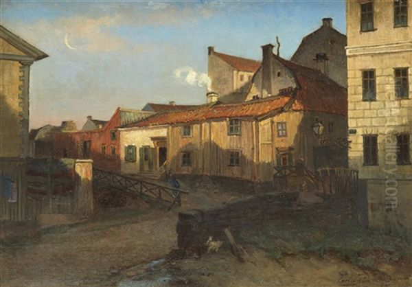 Lojtnantsgatan Oil Painting by Carl Skanberg