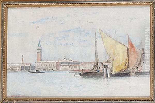 Venedig Motiv Oil Painting by Carl Skanberg