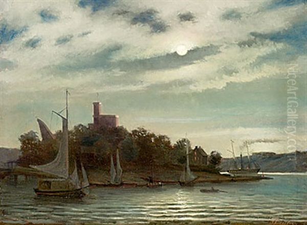 Kastellet Oil Painting by Carl Skanberg