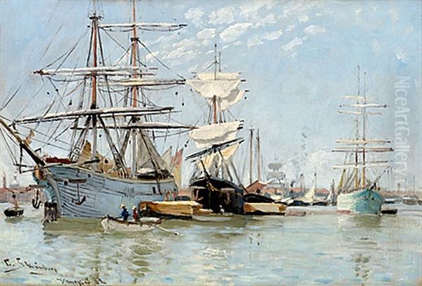 Batar Pa Redden, Venedig Oil Painting by Carl Skanberg