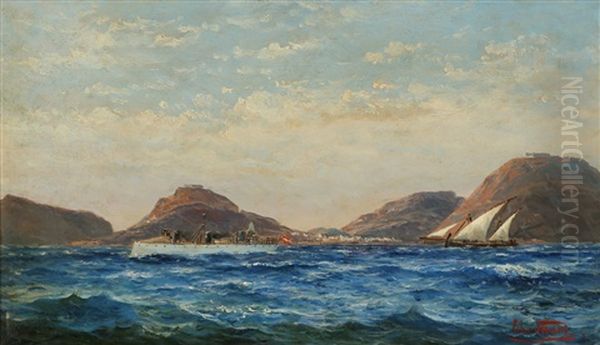 Carthagena, Middelhavet Oil Painting by Edvard Skari