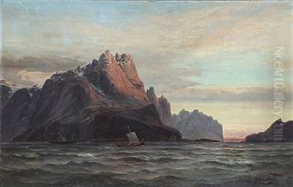 Vaagekallen. Lofoten. Norge Oil Painting by Edvard Skari