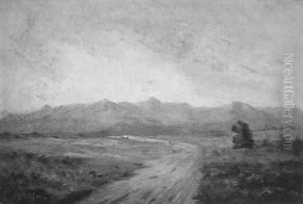 Sangre Di Cristo Range From Buena Vista Oil Painting by Leslie James Skelton