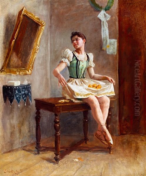 The Little Dancer Oil Painting by Dominik Skuteczki