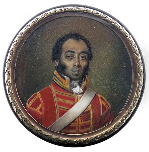 Portrait Of An Officer Oil Painting by Isaac Ware Slater