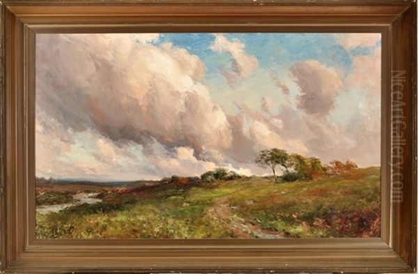 A Summer's Day On The Moors Oil Painting by John Falconar Slater