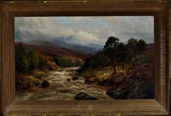 Flowing To The Lowlands Oil Painting by John Falconar Slater