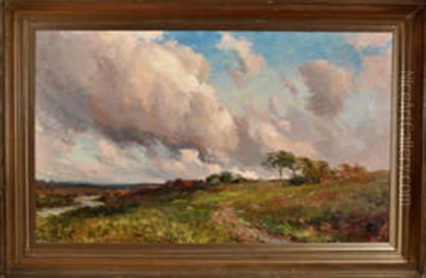 A Blustery Day In Northumberland Oil Painting by John Falconar Slater