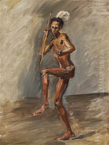 The Dancer Oil Painting by Max Slevogt