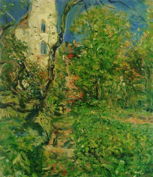 Neukastell Oil Painting by Max Slevogt