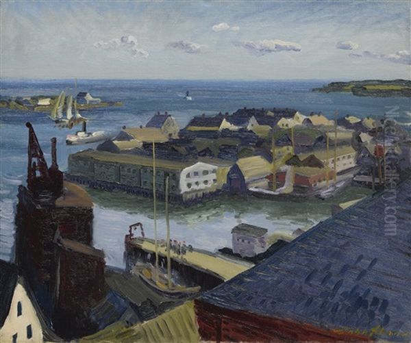 Fishing Port, Gloucester by John French Sloan