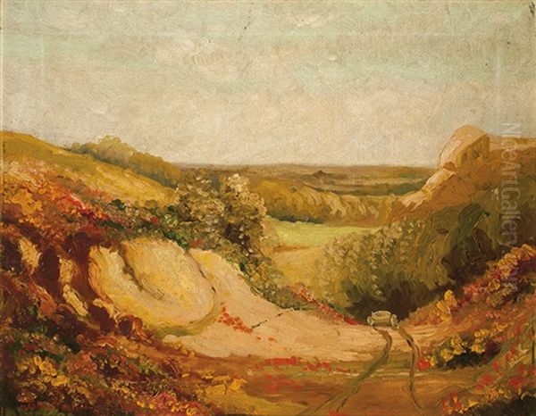 New Mexico Landscape Oil Painting by John French Sloan