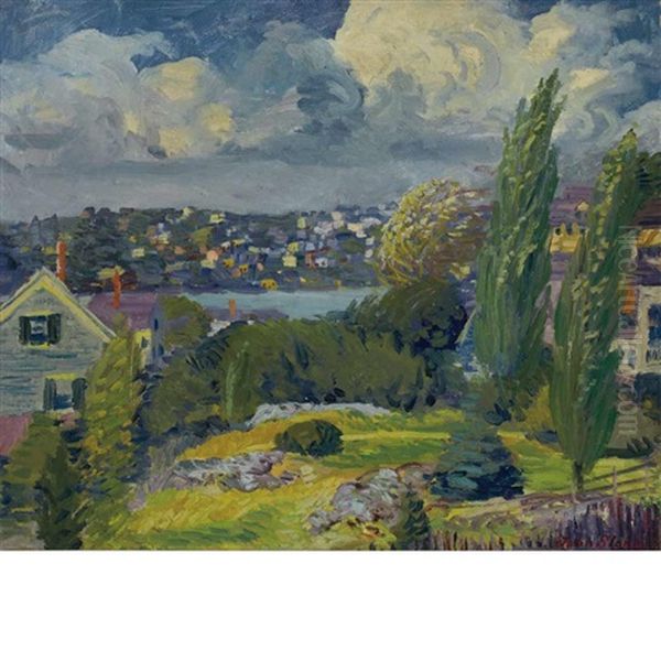 Breezy Day, Gloucester, Mass Oil Painting by John French Sloan