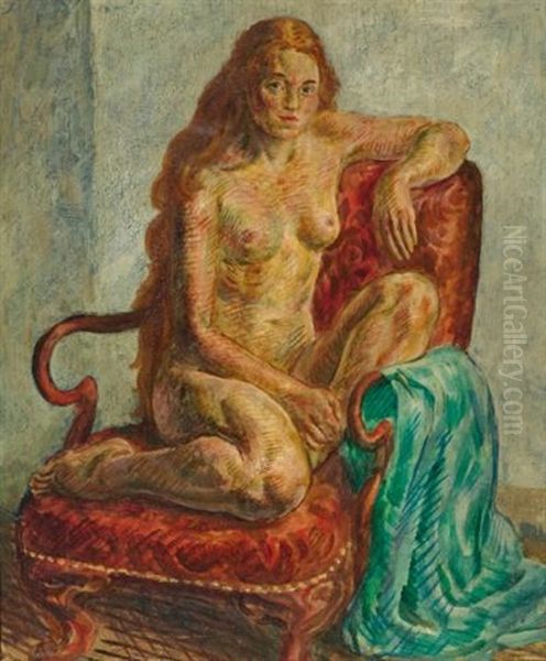 Nude, Terra Cotta by John French Sloan