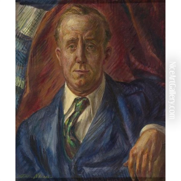 Paul Dougherty Oil Painting by John French Sloan