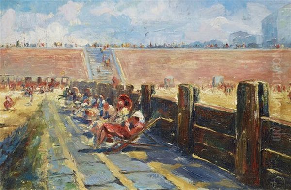 Long Island Oil Painting by John French Sloan