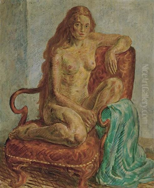 Nude, Terra Cotta by John French Sloan