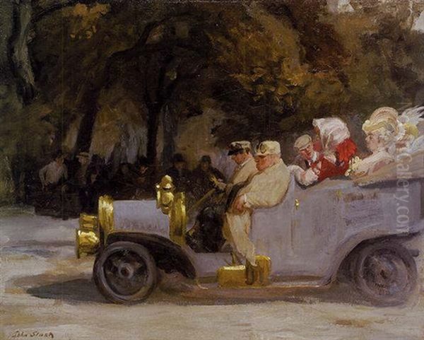 Gray And Brass Oil Painting by John French Sloan