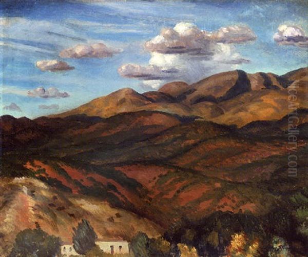 The Mountains, September Oil Painting by John French Sloan