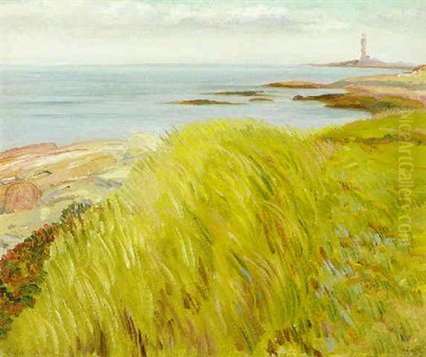 Grassy Dunes, Gloucester Oil Painting by John French Sloan