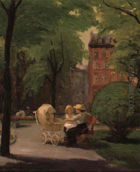 Spring, Gramercy Park by John French Sloan