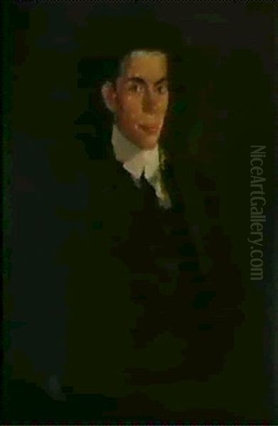 Portrait Of Stuart Davis Oil Painting by John French Sloan