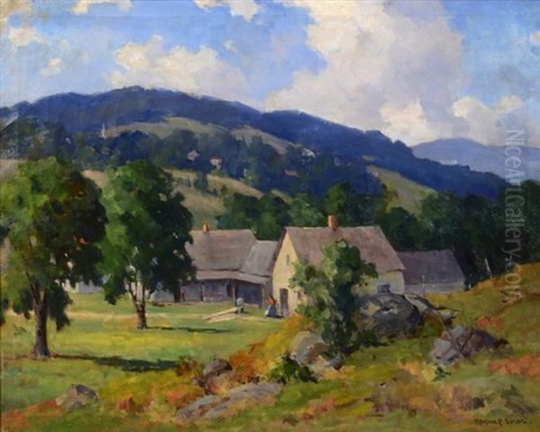 Morning In Vermont Oil Painting by Marian Parkhurst Sloane