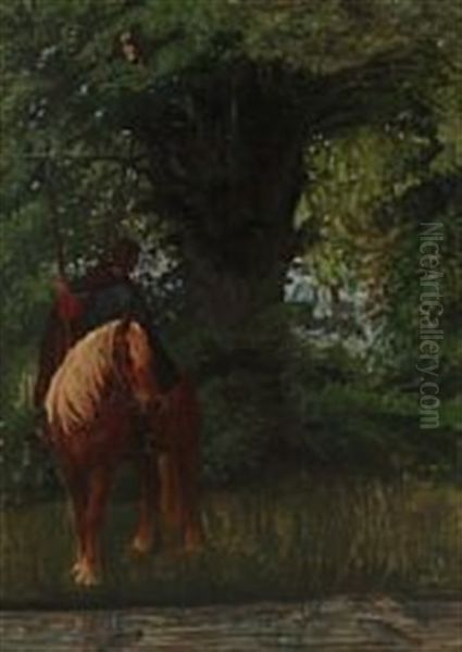 Elverskud Oil Painting by Agnes Slott-Moller