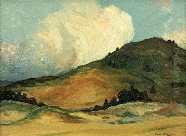 California Hills Oil Painting by Frank Joseph van Sloun