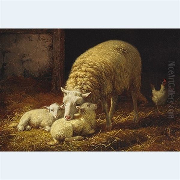 The New Arrivals Oil Painting by Theo van Sluys