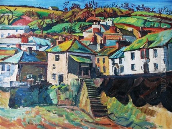 Mousehole, Cornwall Oil Painting by Edgar Rowley Smart