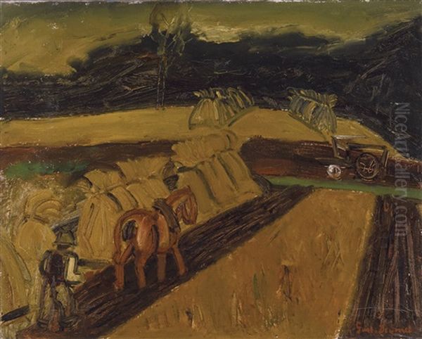 Landscape (harvest) by Gustave De Smet