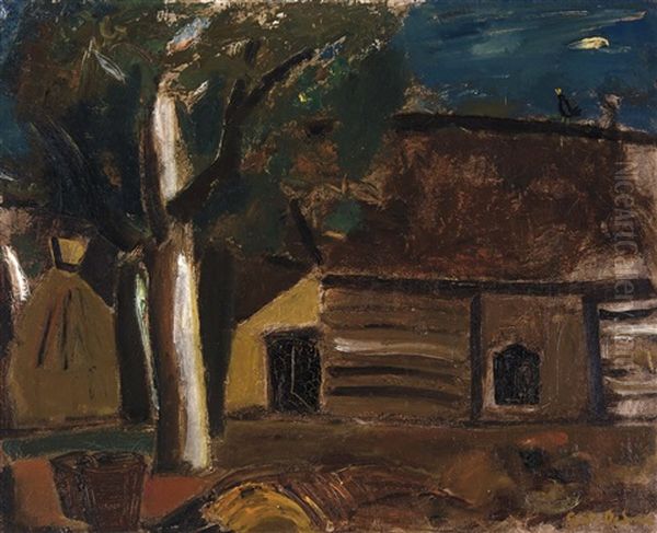 The Stable (1934) Oil Painting by Gustave De Smet