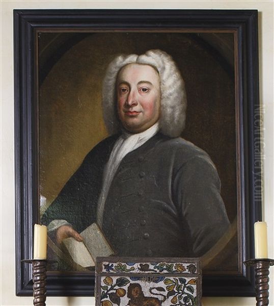 Portrait Of A Clergyman Oil Painting by John Smibert